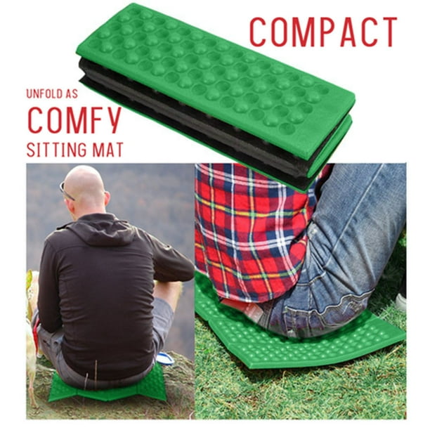 2pcs Moisture-proof Folding Travel Camping Mat Seat Waterproof EVA Foam Pad